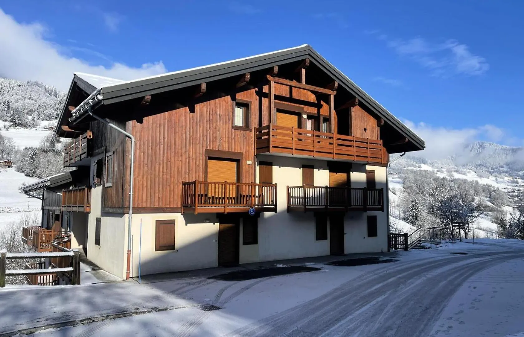 Les Chalets Des Evettes - Appartement Deux Chambres Au Pied Des Pistes Dans Une Residence Avec Piscine Mae-9151 弗吕梅 公寓