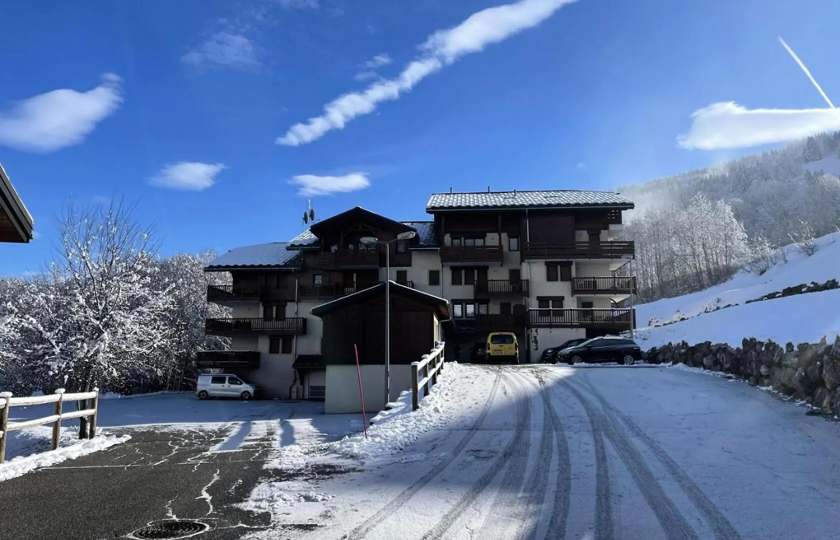 公寓 Les Chalets Des Evettes - Appartement Deux Chambres Au Pied Des Pistes Dans Une Residence Avec Piscine Mae-9151 弗吕梅 法国
